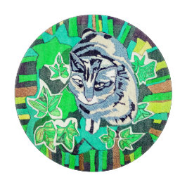 Tabua De Cortar Gato no jardim