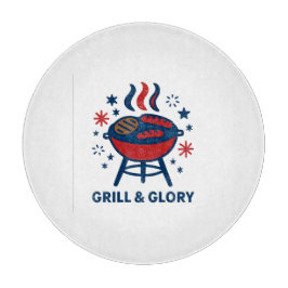 Tabua De Cortar Grill & Glory 4 de julho - Patriótico