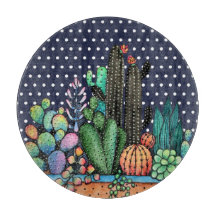 Jardim De Cactus Caquetado Em Pote