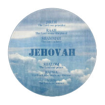 Jehova Jireh Shalom Rapha Blu Sky White Clouds