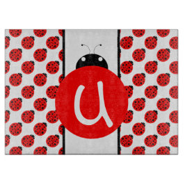 Tabua De Cortar Ladybug Monograma