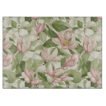 Magnolias Brancas e Rosa Vintage
