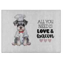 Miniatura Schnauzer Chef Love & Bacon