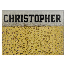 O vidro de cerveja personaliza