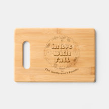 Oferta Personalizada Monograma da Família Fall Vib