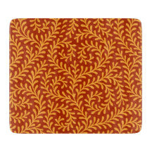 Padrão de videira folhosa amarelo dourado