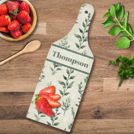 Tabua De Cortar Padrão Personalizado de Plantas Herbáceas