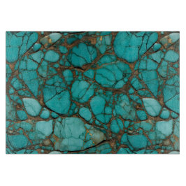 Tabua De Cortar Pedras Turquesas