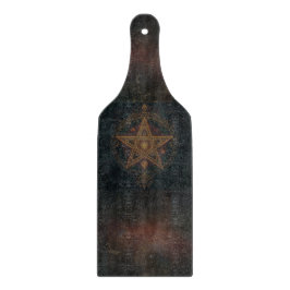 Tabua De Cortar Pentagrama Ornamentado