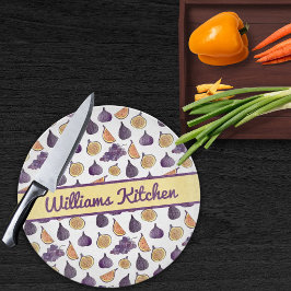 Tabua De Cortar Personalizar Figuras e Uvas da Família