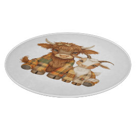 Tabua De Cortar Plaid & Precious Pals