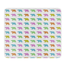 Tabua De Cortar Polar Bear Pattern