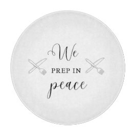 Tabua De Cortar Preparamo-Nos No Círculo De Paz Para Cortar Consel