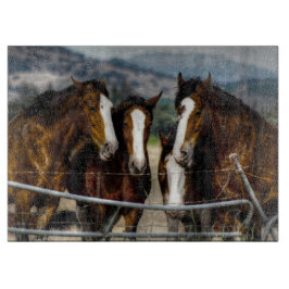 Tabua De Cortar Quatro cavalos