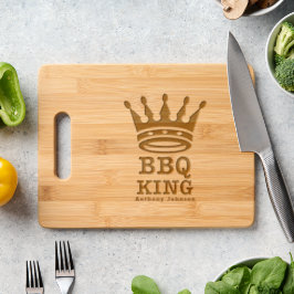 Tábua De Cortar Rei churrasco - Coroa Real - Personalizado