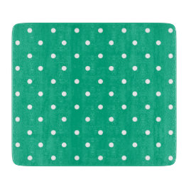 Tabua De Cortar Seamless solid teal polka dot pattern