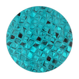 Tábua De Cortar Serpentina metálica brilhante do diamante da