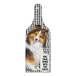 Tabua De Cortar Sheltie -Sable tábua de frios