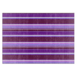 Tabua De Cortar Sombras de listras roxas
