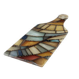 Tabua De Cortar Stained Glass Waves