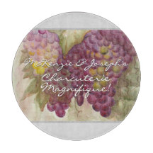 Tábua de Charcutaria Personalizada com Tema de Vin