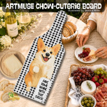 Tábua de charcuteria da Corgi DENNY