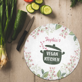 Tabua De Cortar Vegan de Aquarela Personalizada
