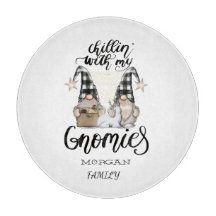 Xadrez Negra dos Gnomos Cutes Adoráveis