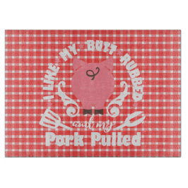 Tabua De Cortar Xadrez Picnic Eu gosto do meu Bumbum esfregado