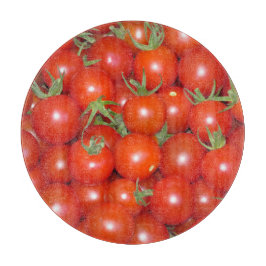 Tábua de Corte de Vidro Colheita de Tomate Cereja