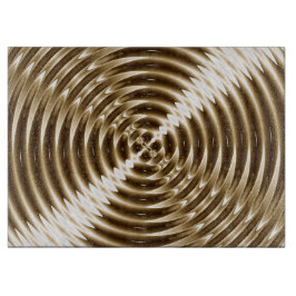 Tabua De Corte Espiral Dourado do metal