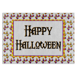 Tábua De Corte Feliz Conselho de Padrão de Halloween Candy