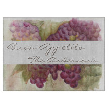Tábua de Corte Temática de Vinho Personalizada Ins