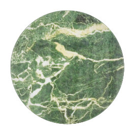 Tábua De Vidro Mármore verde