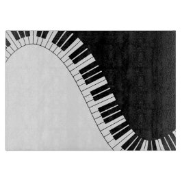 Tábua De Vidro Teclado de piano