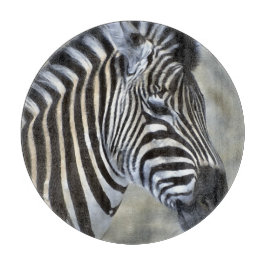 Tábuas De Vidro Zebras Lovers Art