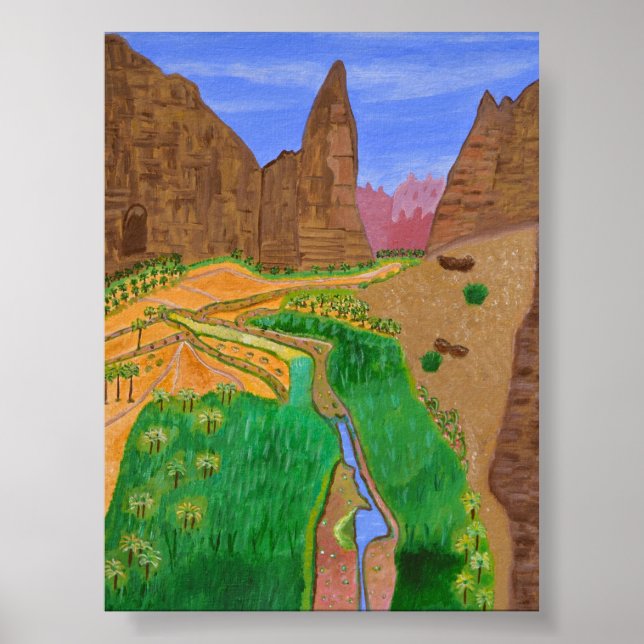 Tabuk, poster da Arábia Saudita (Frente)