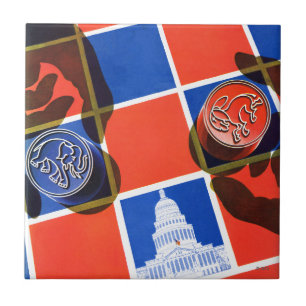 Tabuleiro de damas da eleição