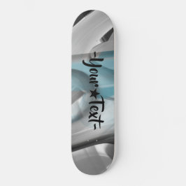 Tabuleiro de skate Abstrato Art Blue Ocean
