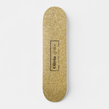 Tabuleiro de Skateboard do Nome Personalizado da G