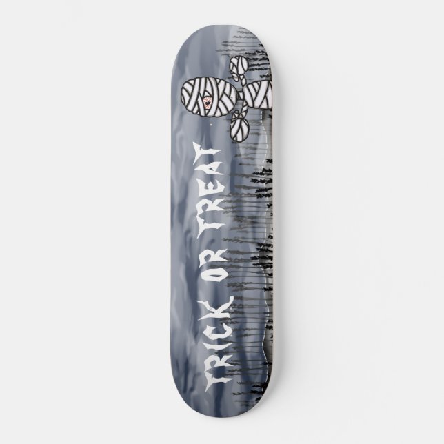 Tabuleiro de Skateboard Personalizado do Horror de (Frente)
