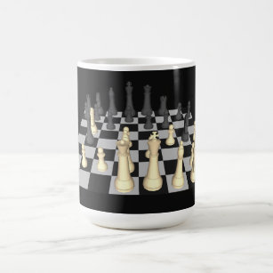 Caneca Xadrez Jogador Xadrez Chess Player Tabuleiro