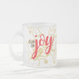 Taça de Joy Red e Dourada Caneca Personalizada