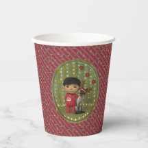 Taça de Papel Amigo de Pet Natal
