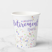 Taça de Papel Confetti para Reforma Feliz