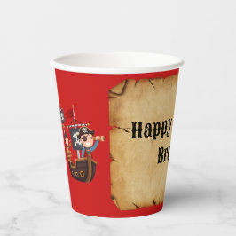 Taça de Papel Personalizado do Partido Pirata