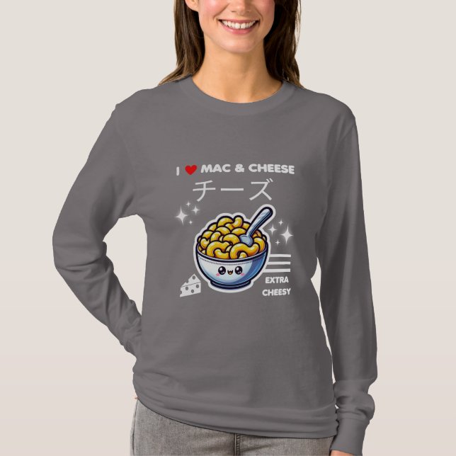 taça de queijo e camisa mac | tigela kawaii (Frente)