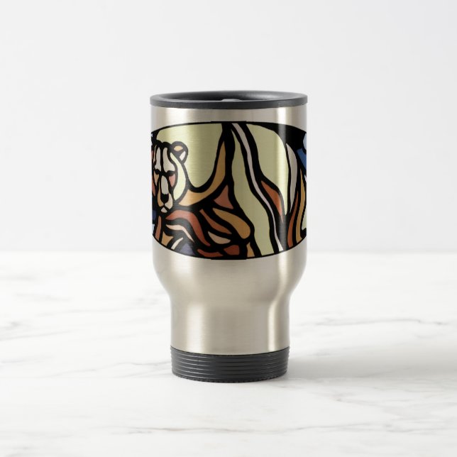 Taça de Urso Polar de Caneca de viagem de Arte Nat (Centro)