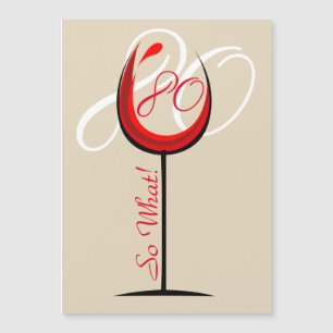 Taça de Vinho Vermelho Motivacional Moderna Aniver