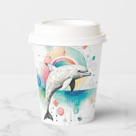 Taça Geométrica de Papel Dolphin Personalizada com
